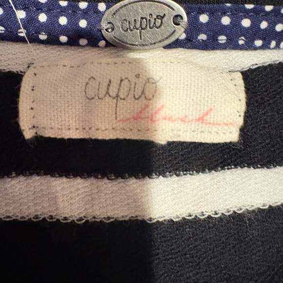 Cupio Black and White Striped Top - Picture 4 of 5